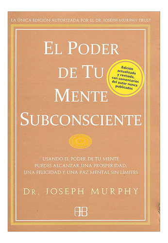 Libro El Poder De Tu Mente Subconsciente