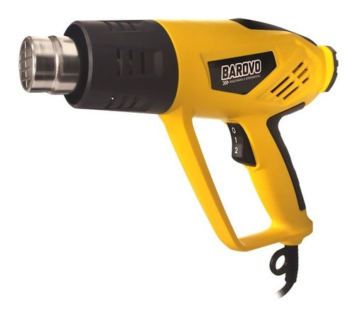 Imagen 3 de 9 de Pistola De Calor Barovo 2000 W C/ Maletín Y Accesorios