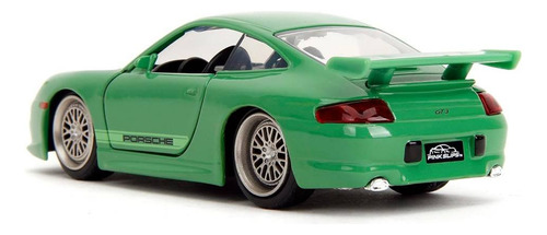 Miniatura Porsche 911 Gt3 Pink Slips 1:32 Jada Toys Green