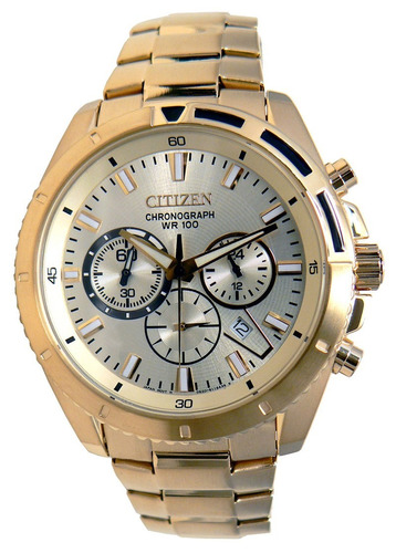 Reloj Hombre Citizen Crono An8012-50p  Agente Oficial M