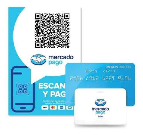 Posnet Inalambrico Mercado Pago Kit Point Mpos + Código Qr