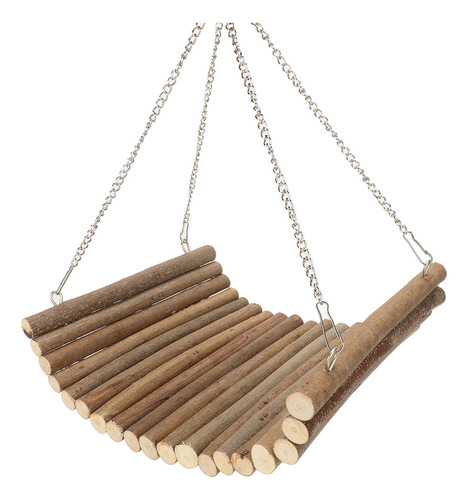 Rabbit Wooden Swing Hamster Natural Large Space Climbing