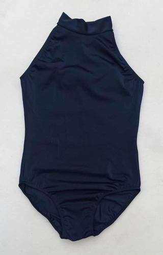 Malla De Danza Adulto Cuello Americano Ballet Clásico Negro