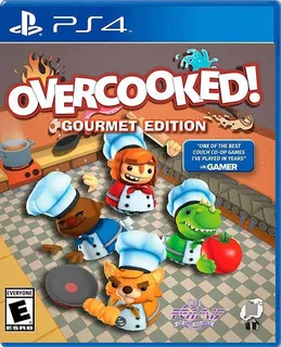 Overcooked Gourmet Edition Ps4 Físico Nuevo Con Envío Gratis