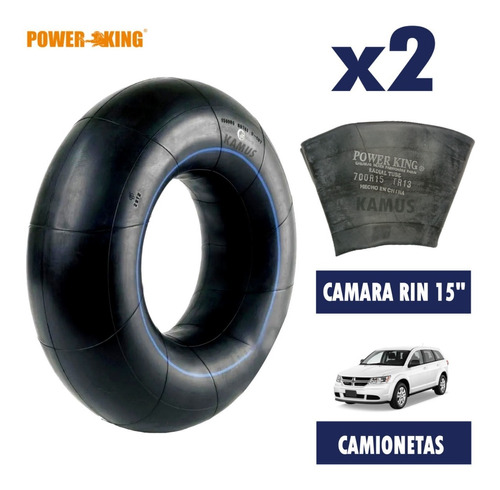 2pz Camara Para Llanta Rin 15 Camioneta 700-15