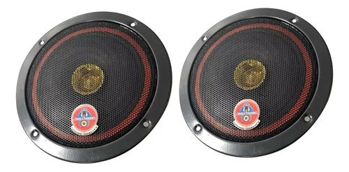 Juego Bocinas Cono Dual 6.5 Mega Power 065-698 150 Watts Color Negro