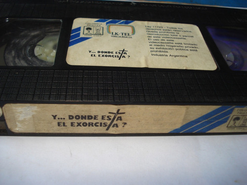 Vhs Y...dónde Está El Exorcista (1990) (Usado)