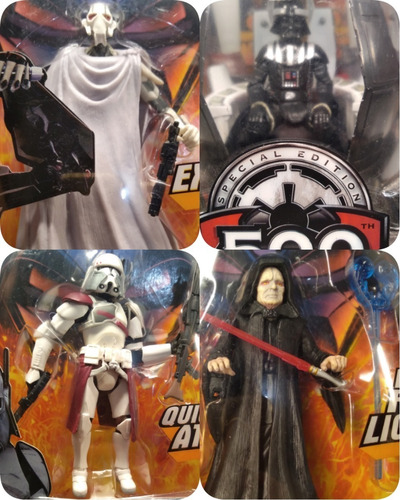 Star Wars Revenge Of The Sith - 4 Figures Paquete Especial 