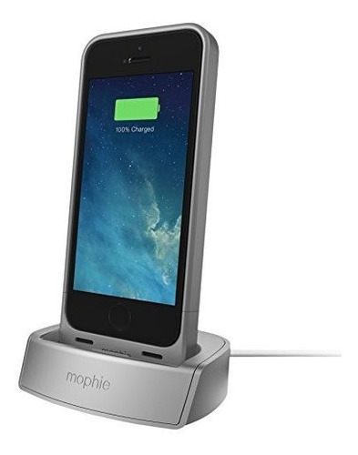 Mophie 2305 Juice Pack Dock Para iPhone 55sse Silver