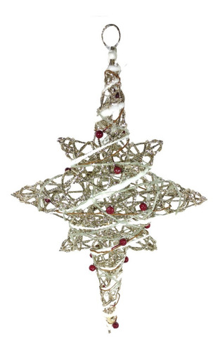 Estrella Alambre 40 Cm Con Luz #31262 - Sheshu Navidad