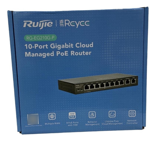 Router Ruijie/reyee Rg-eg210g-p, Poe Gb De 10 Puertos