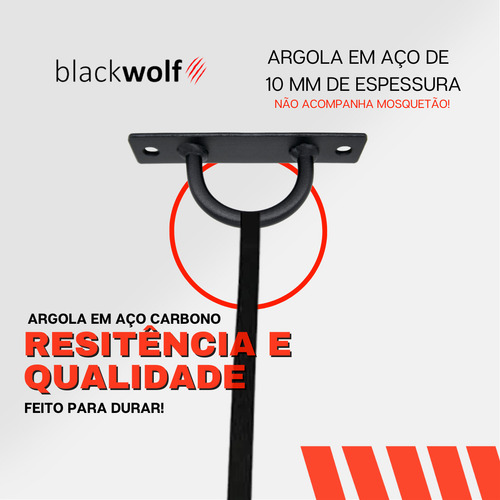 Suporte Trx Corda Naval Cross Trainer Fit Argola Funcional