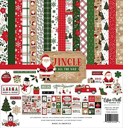 Echo Park Paper Company Jingle All The Way Collection Kit Pa