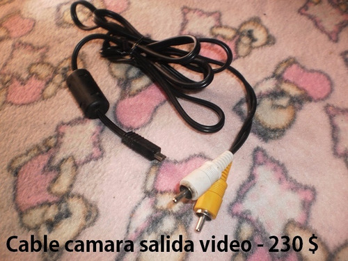 Cable Para Camaras Digitales Salidas Rca