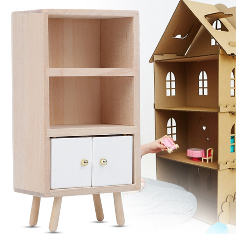 Nuevo Aparador De Gabinete De Casa De Muñecas 1:12 Mini