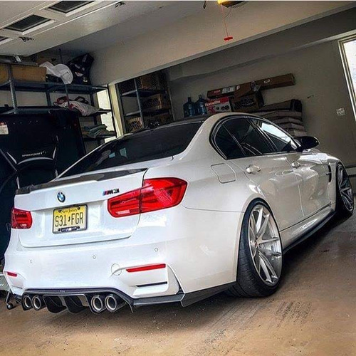 Alerón Spoiler Para Bmw Serie 3 F30 Tipo M4 Negro Gloss