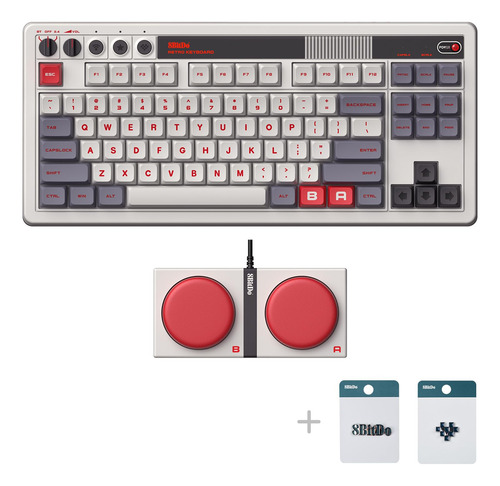 Teclado Mecánico 8bitdo 87 Teclas Bluetooth/2.4g/usb-c - N