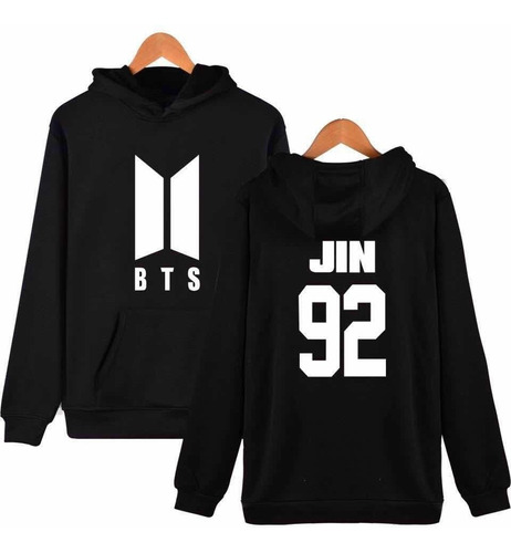 Bts Buzo Canguro Nombres Logo Capucha Unisex 92 K Pop Logo