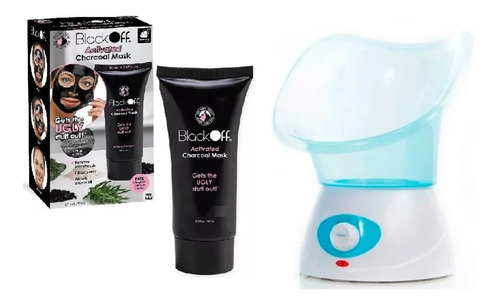 Vaporizador Facial Sauna Facial + Mascarilla Negra Puntos 82