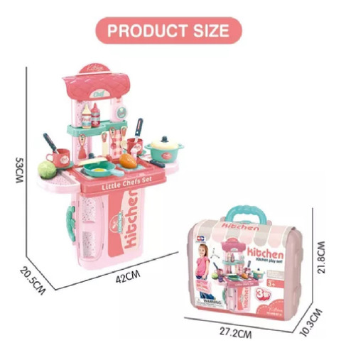 Set 2 Juegos D Cocina Cocinita Tiendita Comiditas Niñas