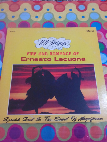 Fire And Romance Of Ernesto Lecuona Lp. Importado U.s.a.