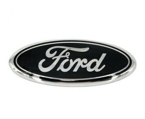 Emblema Ford De 7 Pulgadas (17.8 Cm) Negro-cromado Ovalado