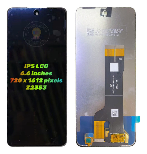 Zc Pantalla Táctil Lcd Para Zte Nubia Music Z2353 Negra