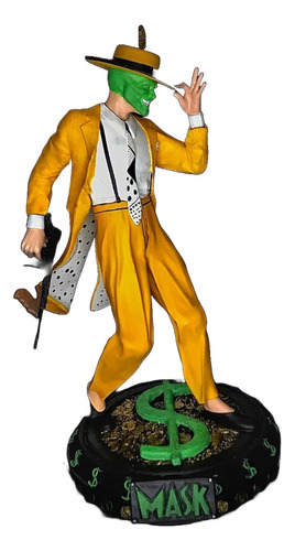 O Maskara Action Figure 3d Resina 20cm 10/1 The Mask Mascara