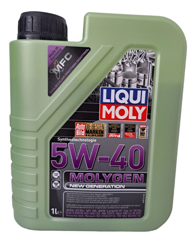 Aceite Para Auto Liqui Moly Molygen New Generation 5w40