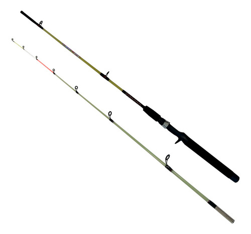 Vara Para Carretilha 1,80 Mts Tilápia Piapara Piau 6-12 Lbs Cor Detalhes Vermelho