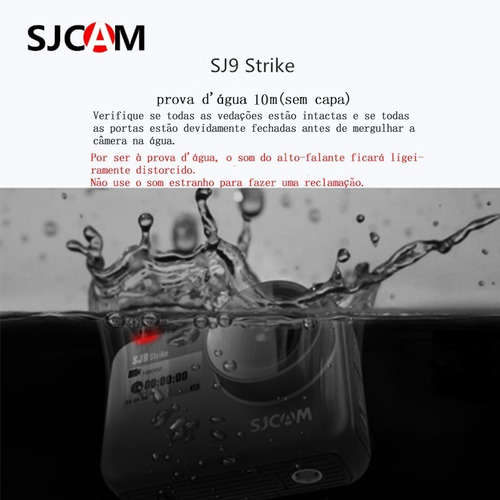Câmera Sjcam Sj9 Strike 4k 60fps Ação Gyro Original
