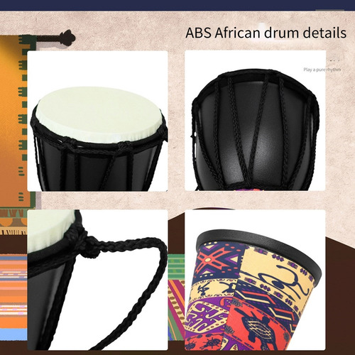 (c) Tambor Africano Instrumento Musical De Batería Para Niño
