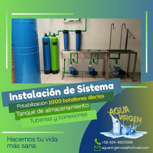 Planta Purificadora De Agua Para Recarga De Botellones