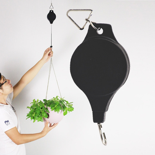 Polea Retráctil Para Colgar Macetas De Jardín