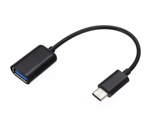 Cable Otg Tipo C De Metal 15 Cm Para Pendrive Mouse Teclado