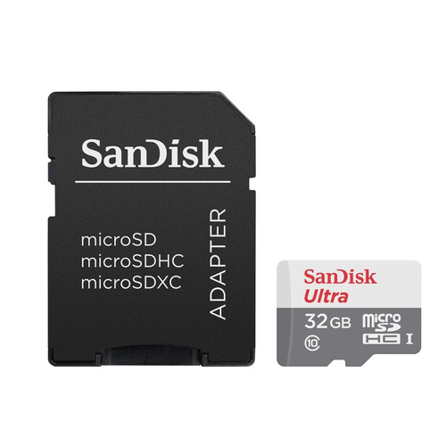 Imagen 1 de 10 de Micro Sd 32gb Sandisk Ultra Clase 10 Celular Tablet