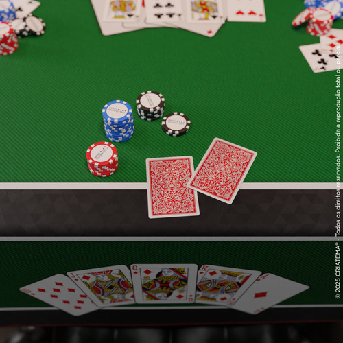 Toalha De Mesa Aveludada Para Jogos De Baralho, Poker E Truco Quadrada 4 Lugares 150x150cm