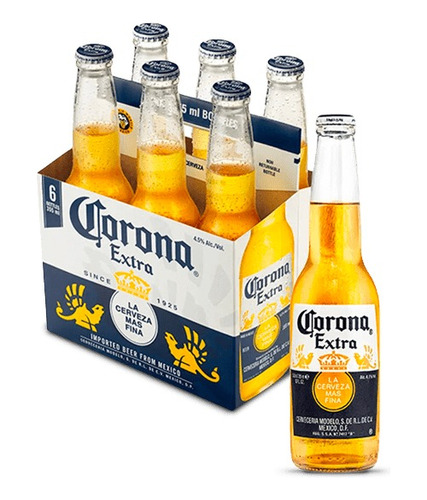 Cerveza Corona Extra X6 355ml - mL a $3