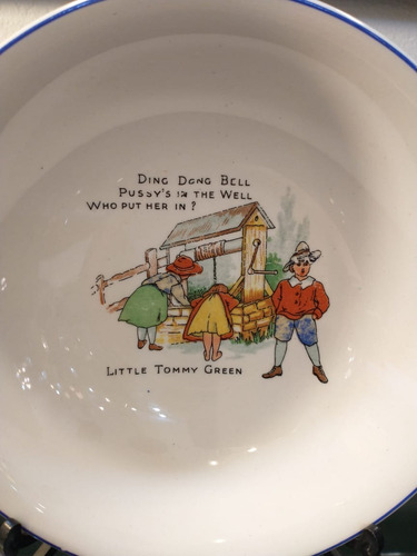 Imagen 2 de 4 de Antiguo Plato Decorativo De Loza Inglesa British Anchor