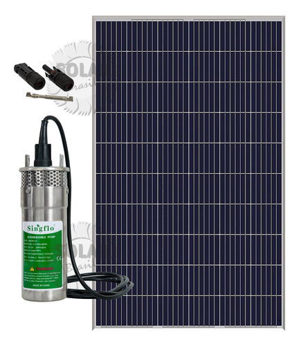 Bomba Solar Sing Ym 2460-30 + Painel Solar 280w + Mc4 