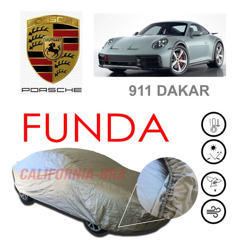 Funda Cubierta Lona Cubre Porsche 911 Dakar