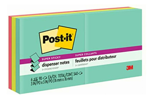 3m Post-it Notas Adhesivas Miami 6 Piezas (modelo 330)