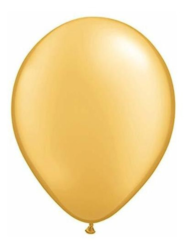 Globos De Látex Dorados Qualatex 9  - Paquete De 100