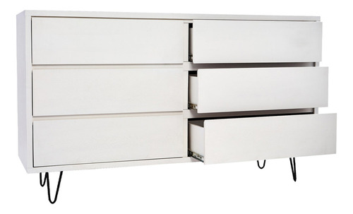 Cajonera 6 Cajones Java Blanco Këssa Muebles