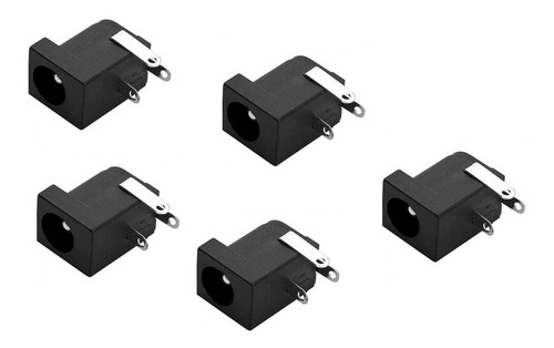 10 X Conector Jack P4 Fêmea Para Fontes C/plug P4 2.1mm