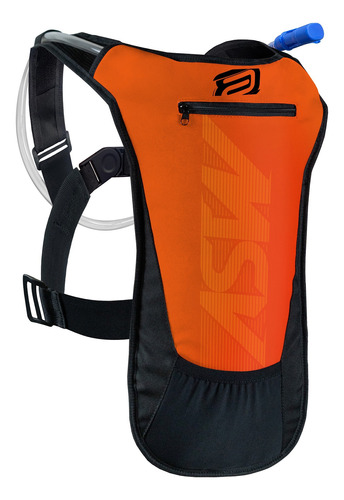 Mochila Bolsa Hidratação Asw Race Laranja Cross Bike 2litros