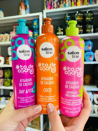 Activador De Rizos Salon Line Cachos 300ml Definicion Rulos