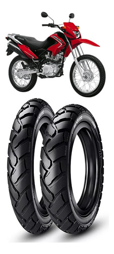 Par Pneu 90/90-19 + 110/90-17 Ira Bunker Honda Nxr Bros 125