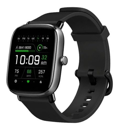 Imagen 6 de 6 de Smartwatch Amazfit Fashion GTS 2 Mini Sport 1.55" caja 1.55" de aleación de aluminio black, malla midnight black de silicona A2018