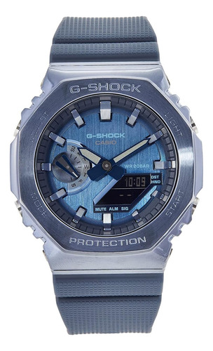 Reloj Casio G-shock Gm2100n-2a Azul Acero